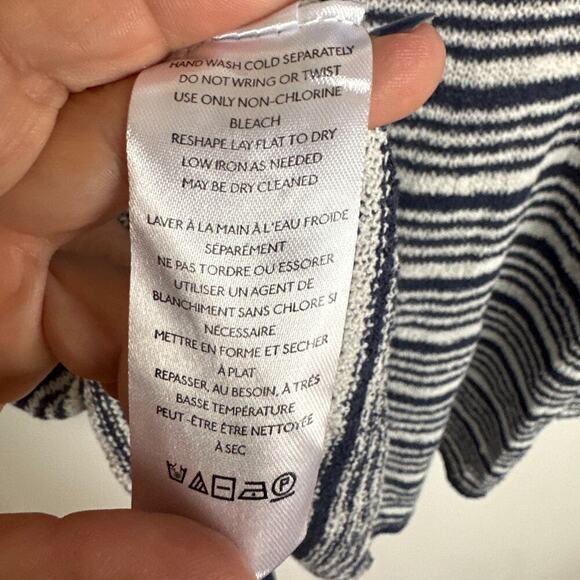 Free People Beach Knit Striped Lightweight Terry Cotton Sweater, Size S, NWOT - Picture 4 of 6